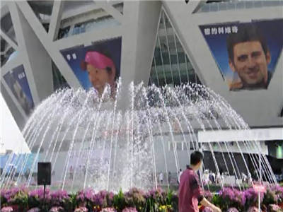 2012中国羽毛球公开赛音乐喷泉控制系统